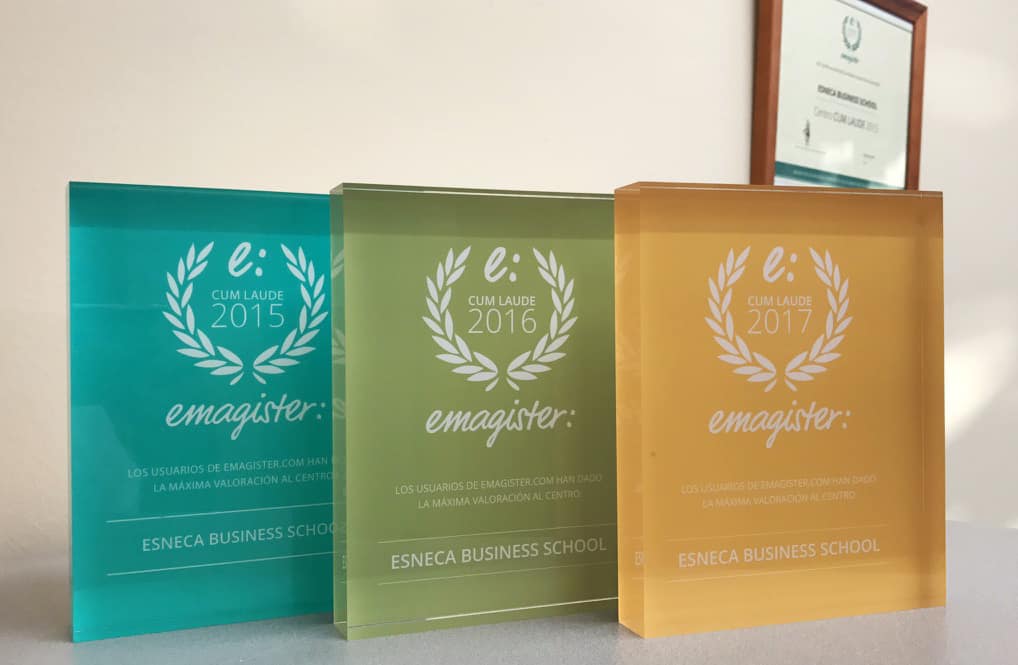 Varias escuelas del Grupo Esneca logran el Sello Cum Laude 2018