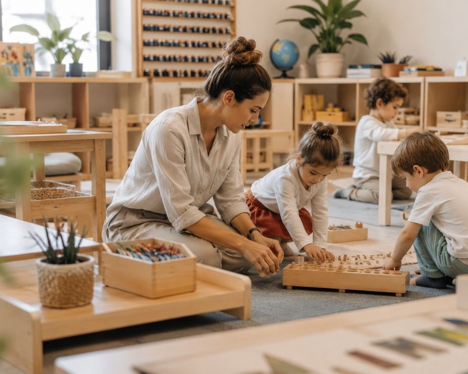 Estudiar el curso superior en pedagogía montessori waldorf y reggio emilia